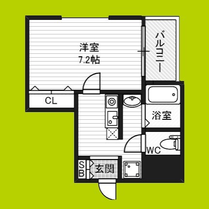 プリンス阿波座 間取り