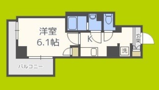 エスカーサ大阪WEST九条駅前 間取り