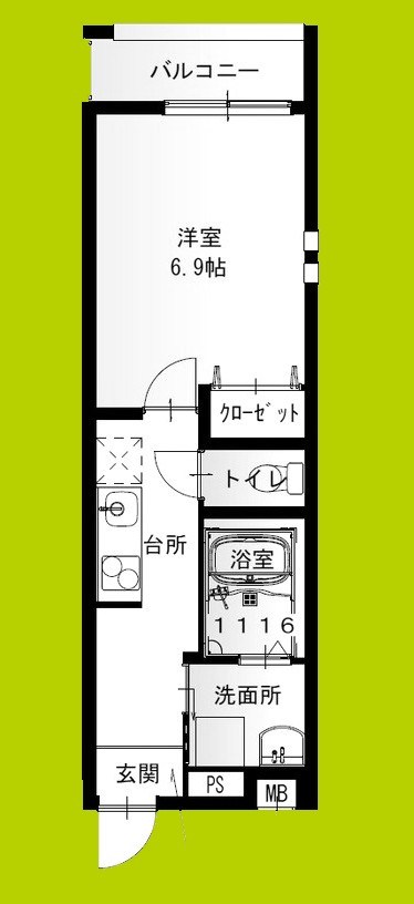 フジパレス阪急武庫之荘Ⅱ番館 間取り