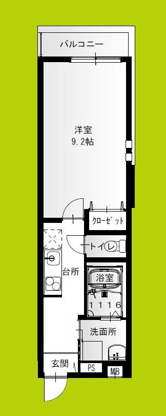 フジパレス阪急武庫之荘Ⅲ番館 間取り