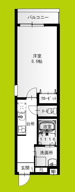 フジパレス阪急武庫之荘Ⅱ番館 間取り