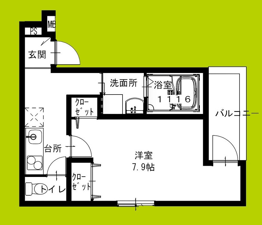 フジパレス阪急武庫之荘Ⅰ番館 間取り