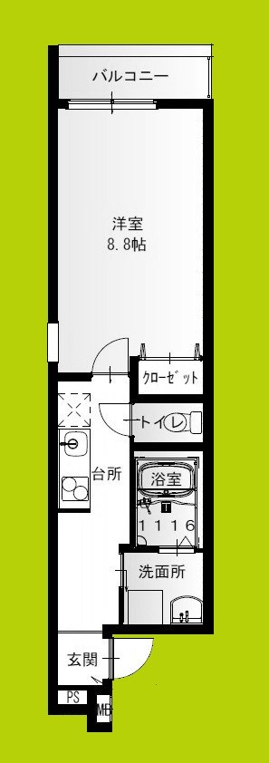 フジパレス阪急武庫之荘Ⅰ番館 間取り