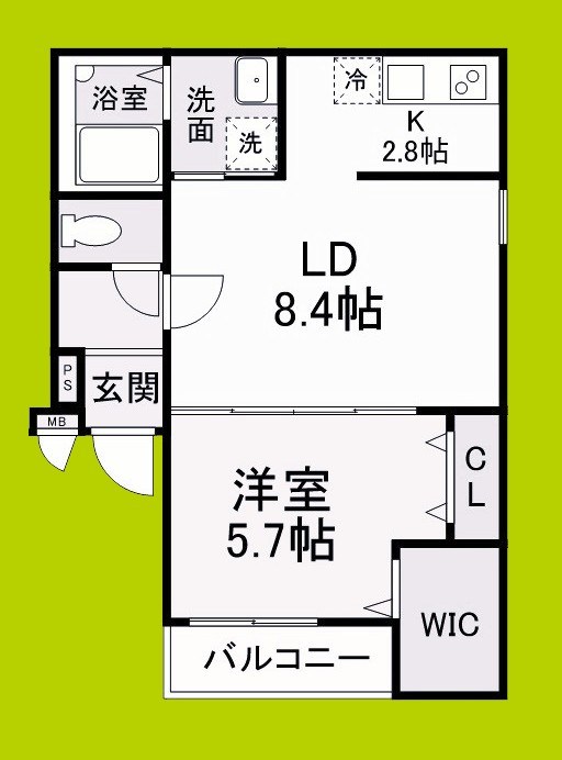 フジパレス尼崎城南Ⅱ番館 間取り