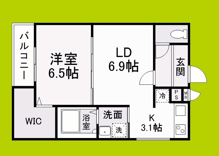 フジパレス尼崎城南Ⅱ番館 間取り