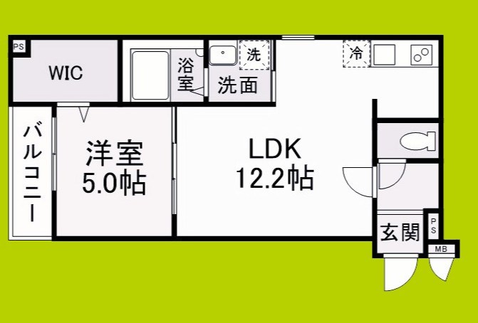 フジパレス尼崎城南Ⅱ番館 間取り