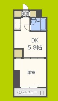 シンコーメゾン扇町 間取り