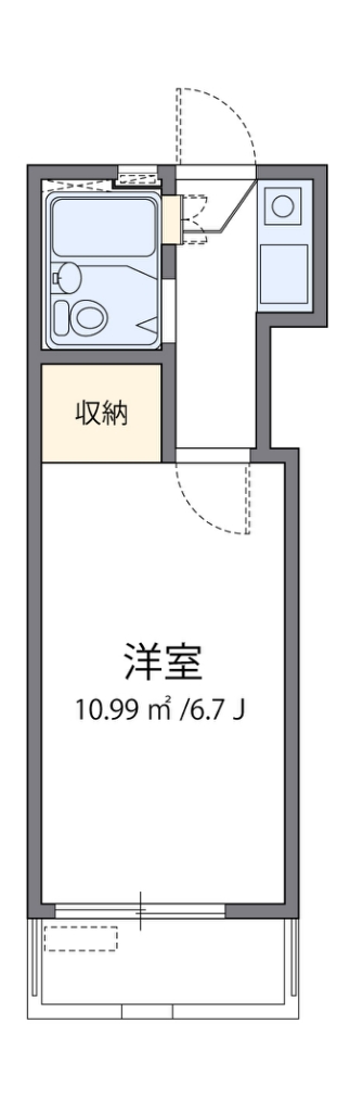 レオパレス武庫川第２ 間取り