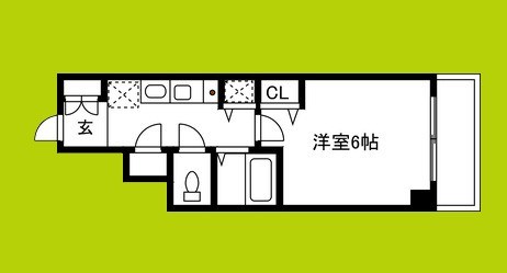 プレサンス梅田フロンティア 間取り