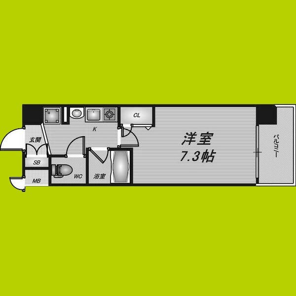 レジュールアッシュ梅田イースト 間取り