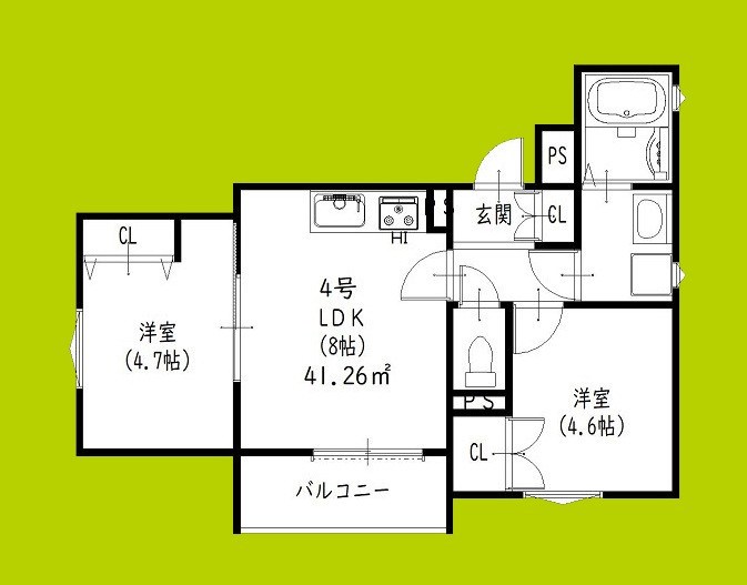 ラモーナ焼野Ⅱ 間取り