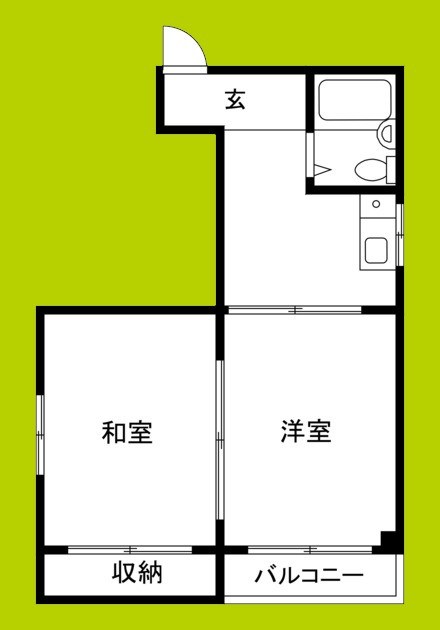 シャルム山坂 間取り