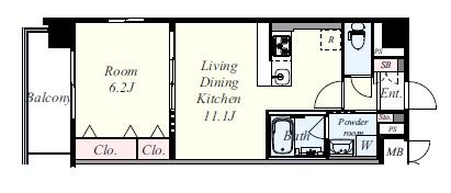 BRIGHT CUBE 間取り