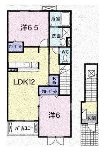 カンフォートＧ・Ⅰ 間取り