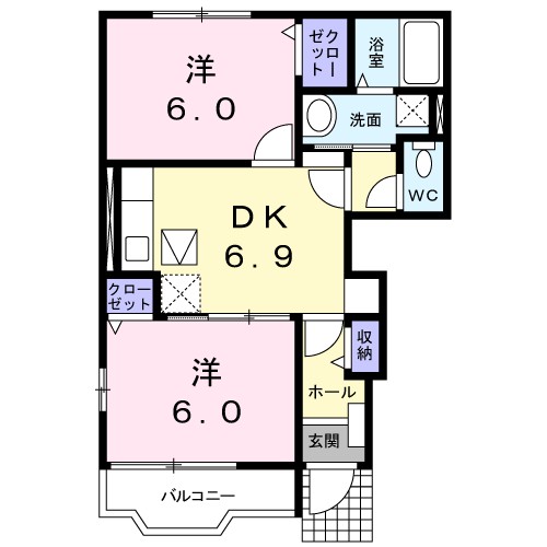グラントゥールⅠ 間取り