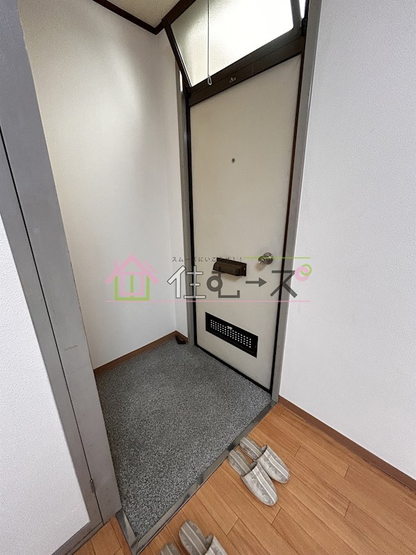 暁マンション 玄関