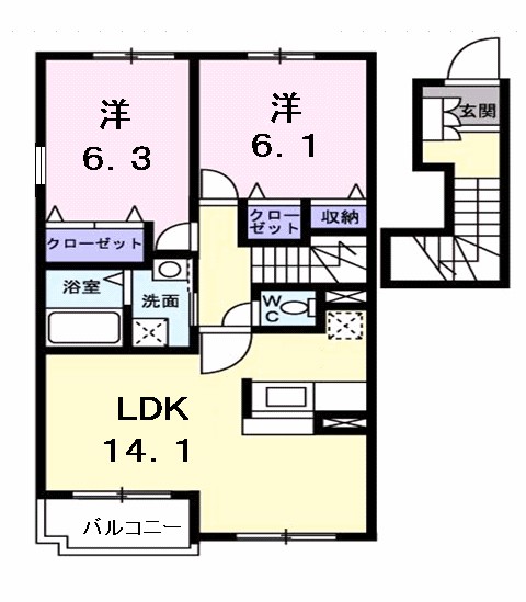 コンストライフＢブロック 間取り