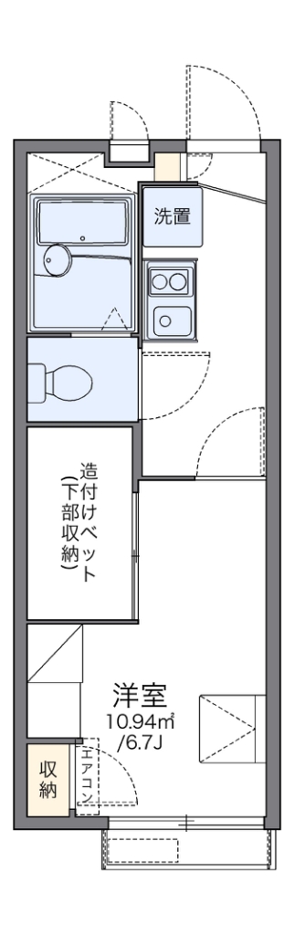 レオパレスＭＩＣＨＩＫＯ 間取り