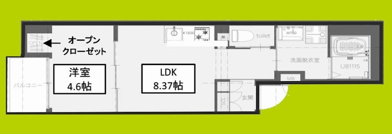 LuXe森小路 間取り