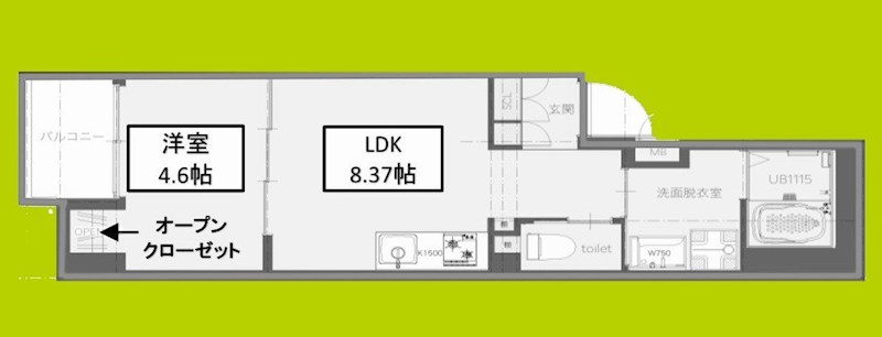 LuXe森小路 間取り
