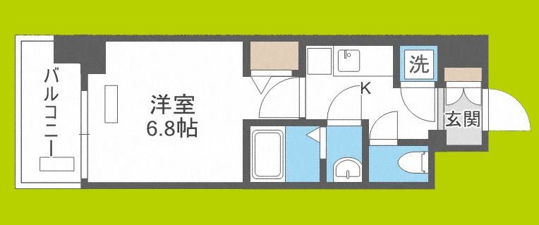 ファーストフィオーレ難波南パークサイド 間取り