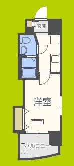 LUXE難波EAST 間取り