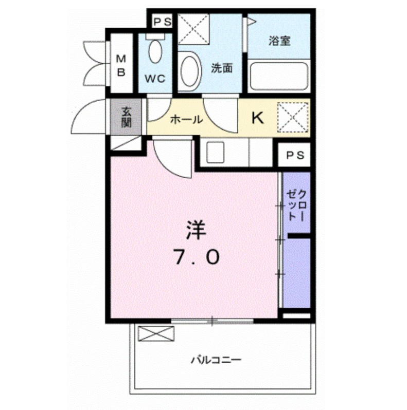 ロイヤルコート巽北 間取り
