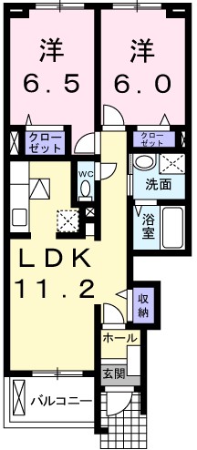 ソレイユ　和泉中央 間取り