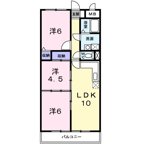 グランドゥール畦野 間取り