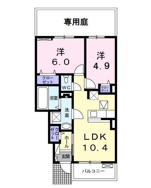 ヴェルデ　Ⅱ 間取り
