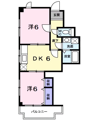 グランドウール難波 間取り