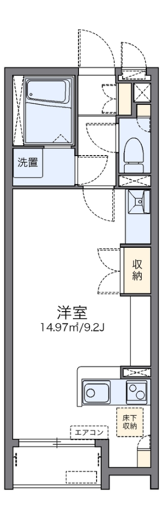 レオネクストニューキッショー 間取り