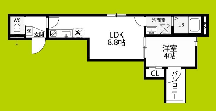 KAWARAYAⅡ 間取り図