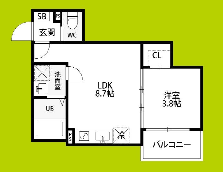 KAWARAYAⅡ 間取り