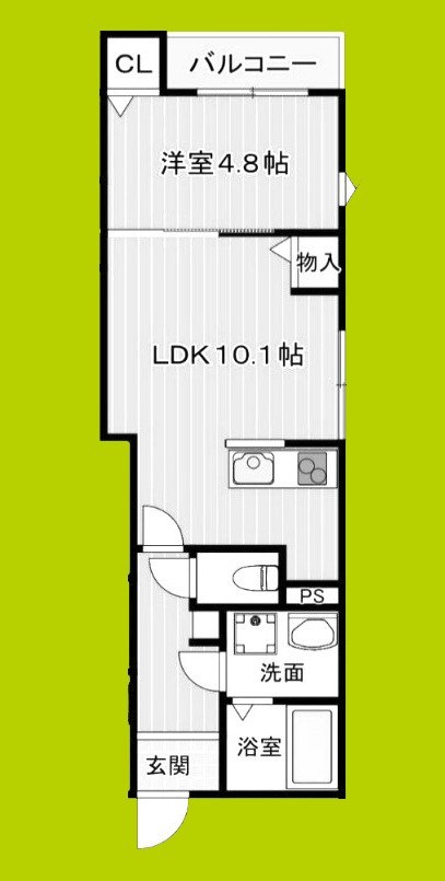 （仮称）La-Crea放出東 間取り