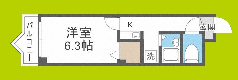 ISハイツ西中島 間取り