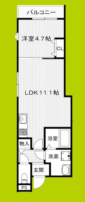 （仮称）La-Crea放出東 間取り