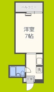 サンハイツ山之内 間取り