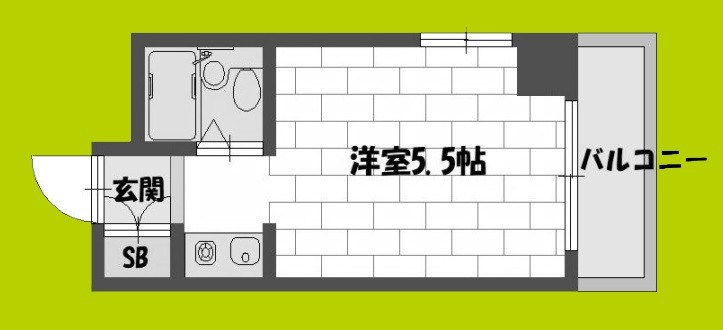 朝日プラザ新大阪アネックス 間取り