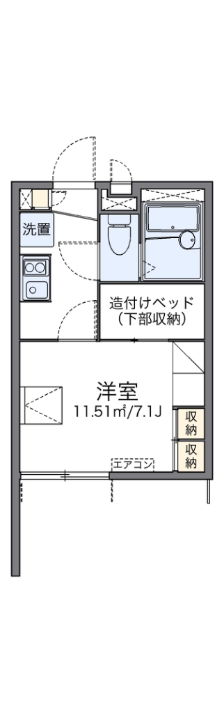 レオパレスＳｉｍｐｌｅ大今里 間取り