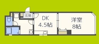 大宝　ル・グラン上本町 間取り