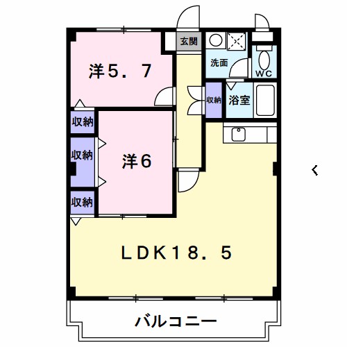 アネックス翠香園 間取り