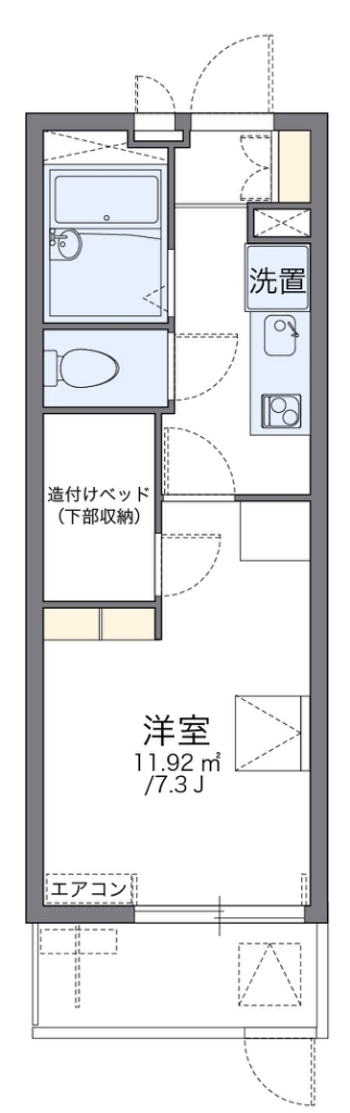 レオパレスヴィラモンド 間取り