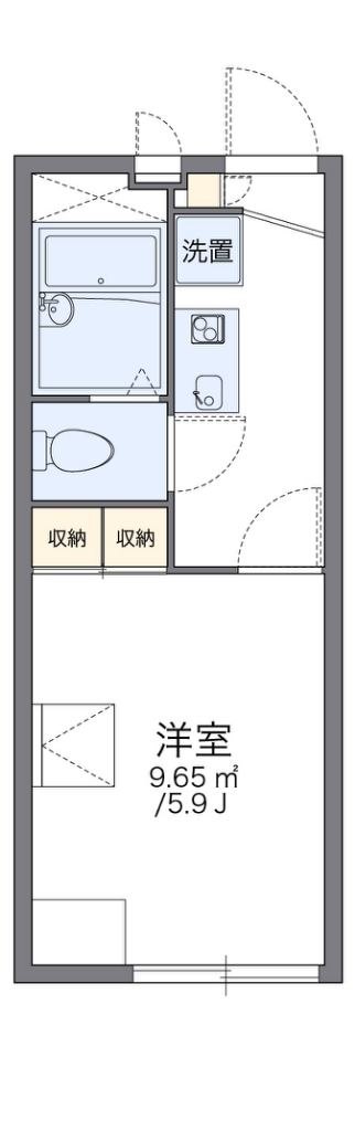 レオパレス神崎川 間取り
