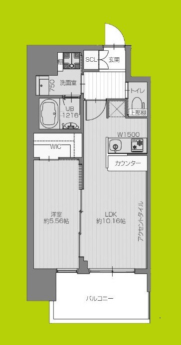 プレジオ西中島ASIAN 間取り