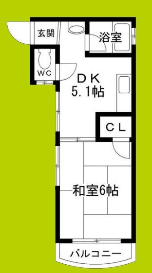 ハイツサンヒーロー 間取り