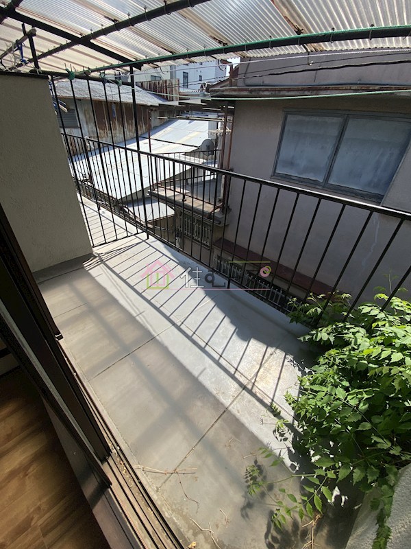 生野区巽東連棟住宅 ベランダ
