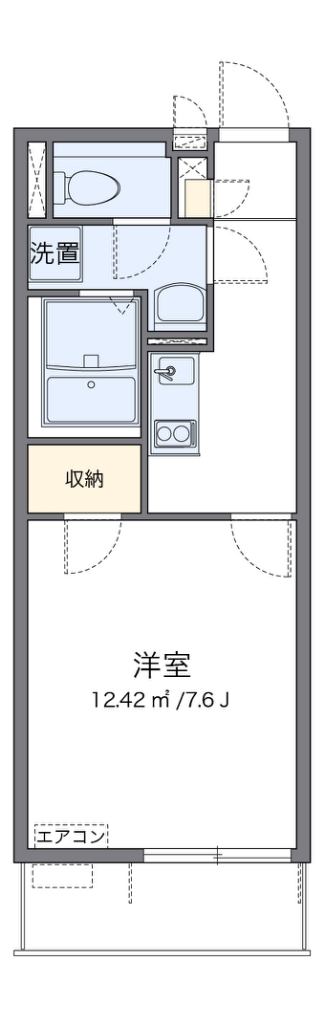 クレイノグランメゾン　アオイ 間取り
