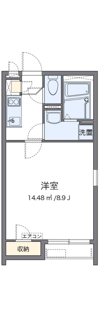 クレイノサンライズ楠 間取り
