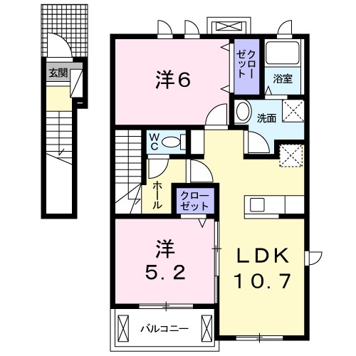 フローラ・８ 間取り